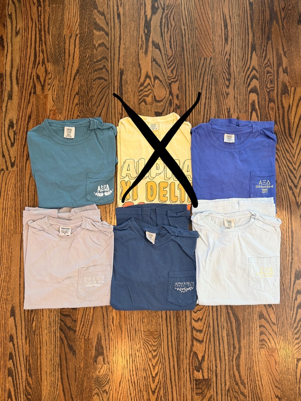 Alpha Xi Delta Sorority T-Shirt Bundle